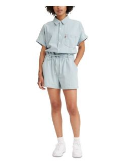 Chambray Cotton Romper