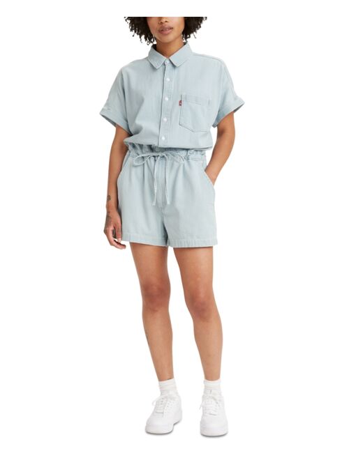 Levi's Chambray Cotton Romper