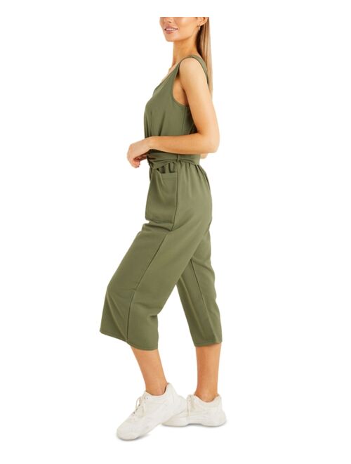 QUIZ V-Neck Belted Jumpsuit