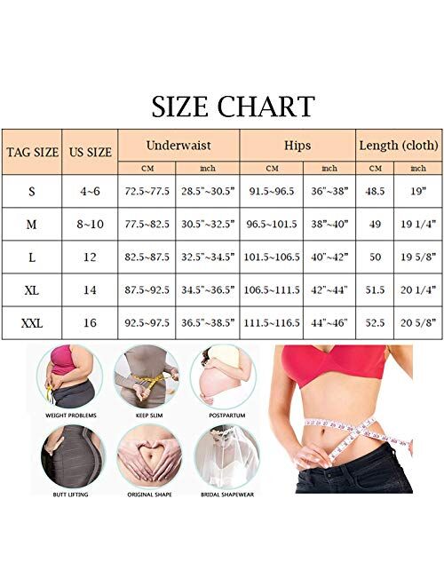 JOYSHAPER Half Slips for Women Under Dresses High Waist Tummy Control Shapewear Dress Slip Body Shaper Skirt