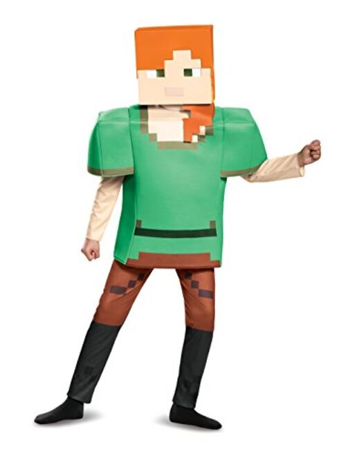 Alex Deluxe Minecraft Costume, Multicolor, Medium (7-8)