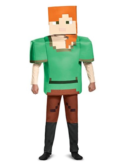 Alex Deluxe Minecraft Costume, Multicolor, Medium (7-8)