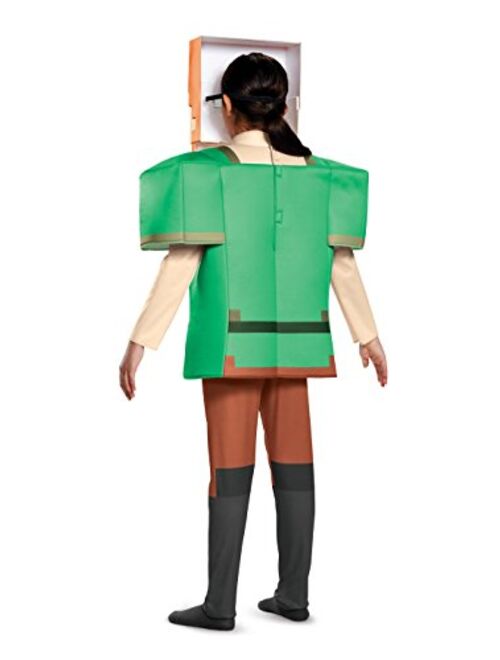 Alex Deluxe Minecraft Costume, Multicolor, Medium (7-8)