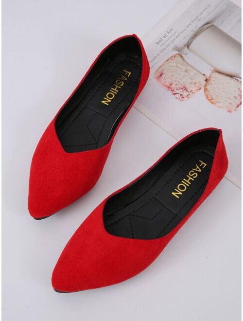 Shein Point Toe Flats