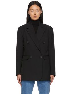 by Malene Birger Black Siw Double-Breasted Blazer