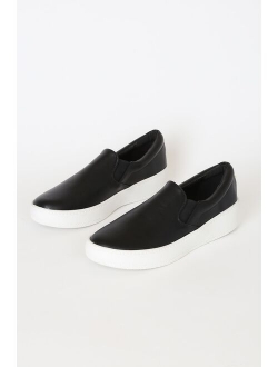 Dylann Mauve Suede Slip-On Flatform Sneakers