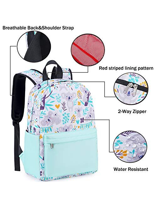 Backpacks for Girls Fox School Bags Kids School Bags Backpack with Lunch Box and Pencil Case for Age 3+