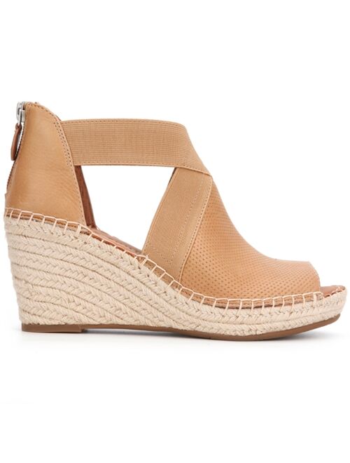 by Kenneth Cole Charli Cross Elastic Wedge Sandals