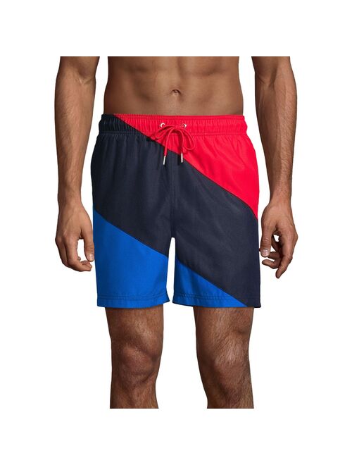 Men's Lands' End 6-inch Volley Swim Trunks