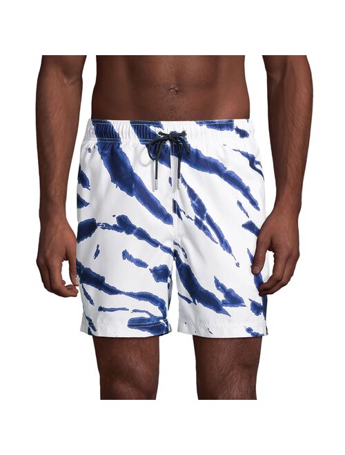 Men's Lands' End 6-inch Volley Swim Trunks