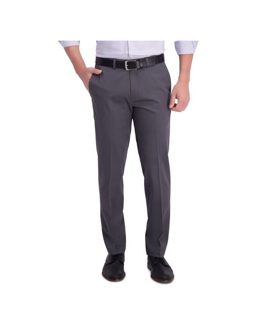 Men's Haggar® Iron Free Premium Khaki™ Straight-Fit Flat Front Perfect Fit Waistband Casual Pant