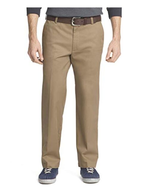 IZOD Men's American Chino Flat Front Straight Fit Pant