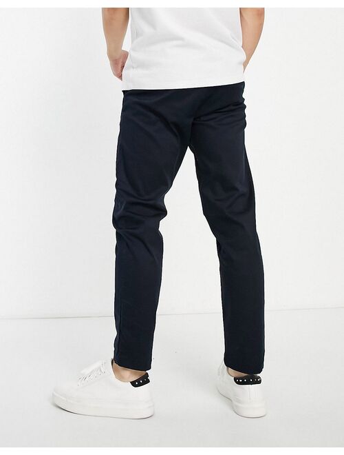 Selected Homme chinos in slim tapered fit in navy