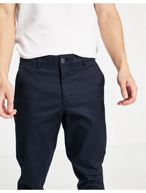 Selected Homme chinos in slim tapered fit in navy