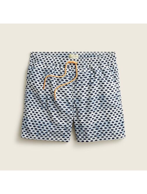 J.Crew 6" stretch swim trunk in print