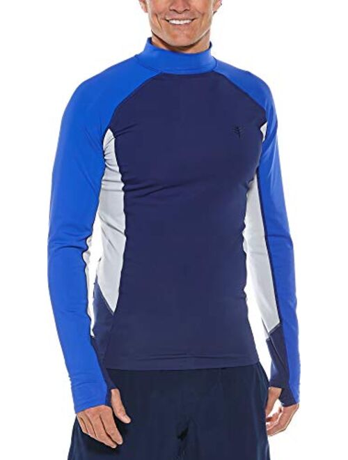 Coolibar UPF 50+ Men's Point Break Rash Guard - Sun Protective