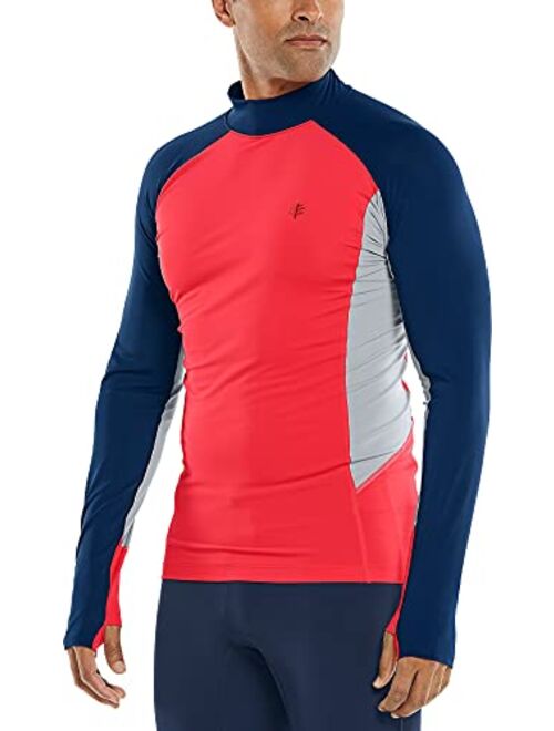 Coolibar UPF 50+ Men's Point Break Rash Guard - Sun Protective