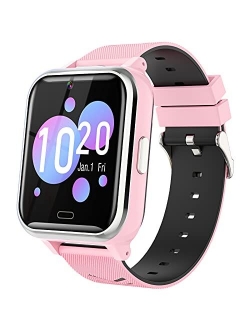 Kids Smart Watch Girls Boys - Smart Watch for Kids Watches Ages 4-12 Years with 17 Learning Games Dual Camera Music Video Player Alarm Clock Calculator Calendar Flashligh