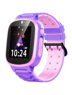 ASIUR Kids Smart Watches Girls,Birthday Gifts for 3-8 Year Old Boys Girls Toddler Toys Kids Watch,Touch Screen Game Children Digital Smartwatch with 8GB SD Card