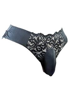 Sissy Pouch Panties Lingerie Men's lace brikini Briefs Girlie Underwear  Sexy for Men : : Clothing, Shoes & Accessories