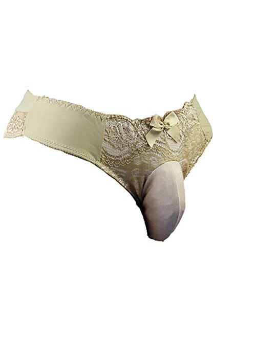 aishani mens lace underwear briefs sissy pouch panties for men