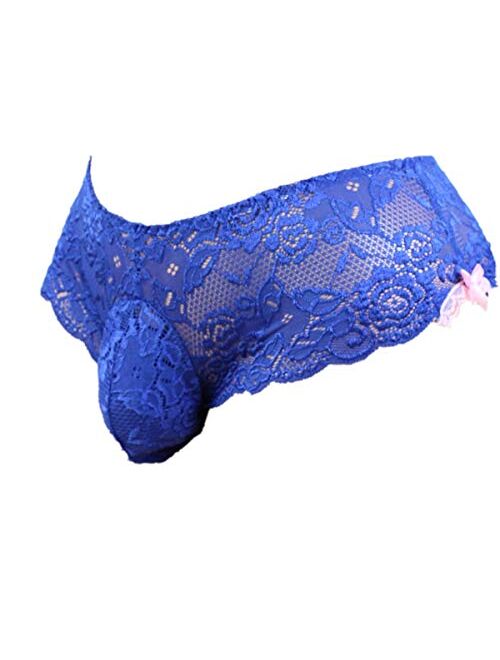 aishani mens lace underwear briefs sissy pouch panties for men