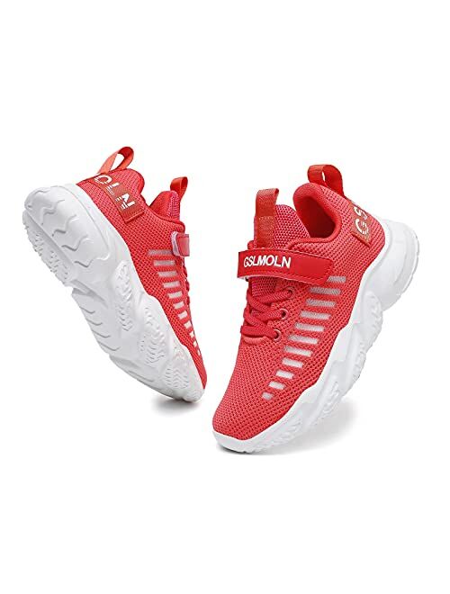 GSLMOLN Boys Girls Lightweight Breathable Sneakers Casual Fashionable Walking/Running Sports Kids Shoes