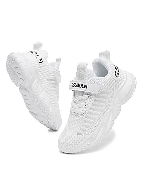 GSLMOLN Boys Girls Lightweight Breathable Sneakers Casual Fashionable Walking/Running Sports Kids Shoes