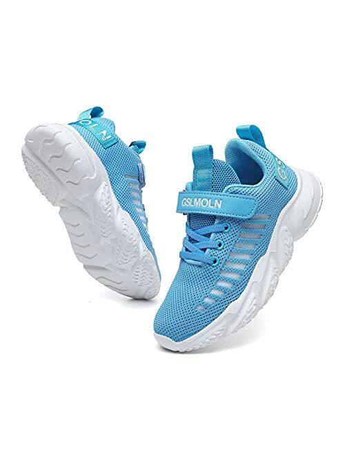 GSLMOLN Boys Girls Lightweight Breathable Sneakers Casual Fashionable Walking/Running Sports Kids Shoes