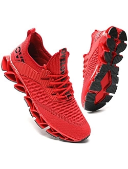 Men's Running Shoes Blade Tennis Walking Fashion Sneakers Breathable Non Slip Gym Sports Work Trainers