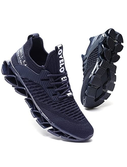 Men's Running Shoes Blade Tennis Walking Fashion Sneakers Breathable Non Slip Gym Sports Work Trainers