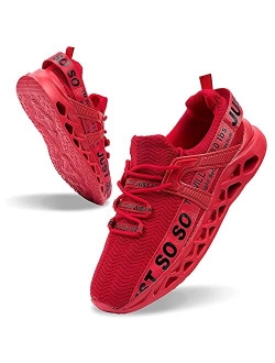 Men's Running Shoes Sports Tennis Light Breathable Shoes Casual Sports Shoes Non Slip Shoes for Men Soft Sole Athletic Walking Shoes