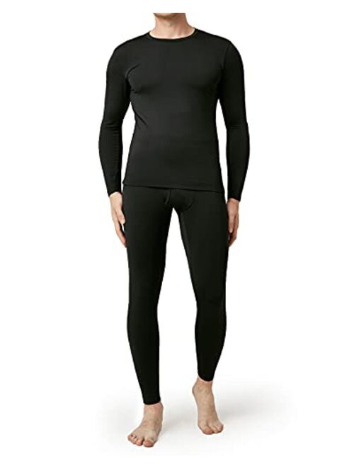 LAPASA Men’s Thermal Underwear Set, Soft Fleece Lined Long Johns Light/Mid/Heavy Weight Top & Bottom