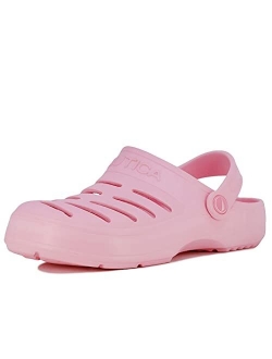 Women's Clogs - Athletic Sports Sandal - Water Shoes Slip-On with Adjustable Back Strap - Beach Sports Shoe - River Edge