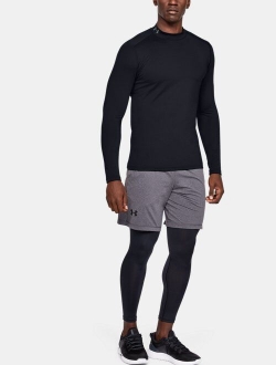 Men's ColdGear Armour Fitted Mock Long Sleeve