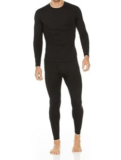 Thermajohn Men's Ultra Soft Thermal Underwear Long Johns Set with Fleece Lined