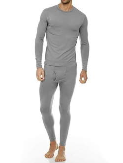 Thermajohn Men's Ultra Soft Thermal Underwear Long Johns Set with Fleece Lined