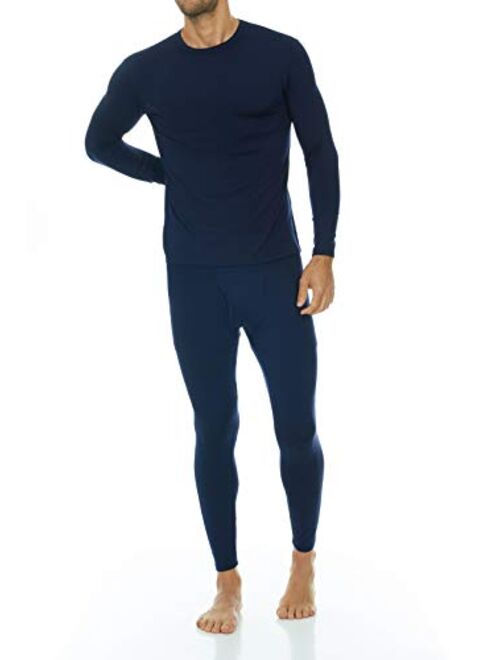 Thermajohn Men's Ultra Soft Thermal Underwear Long Johns Set with Fleece Lined