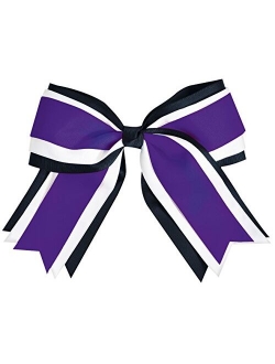 Jumbo 3 Color Cheer Hair Bow