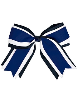 Jumbo 3 Color Cheer Hair Bow