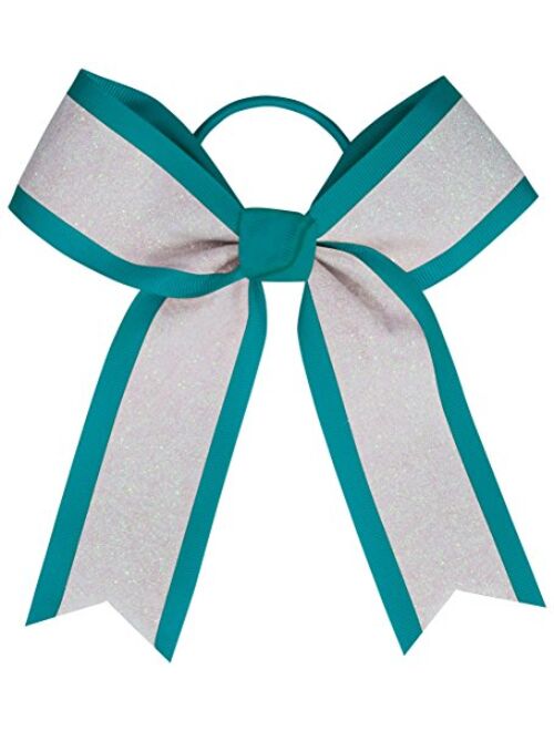 Chasse Chassé White Glitter Hair Bow