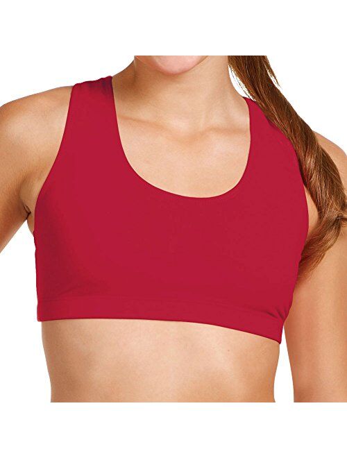 Chasse Racerback Wide Bottom Band Sports Bra Match With Cheer Outfit