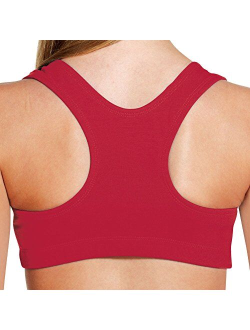 Chasse Racerback Wide Bottom Band Sports Bra Match With Cheer Outfit