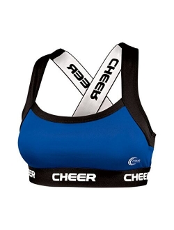 Chass Performance C-Prime 2.0 Fitted Cheerleading Practice Sports Bra - - Youth