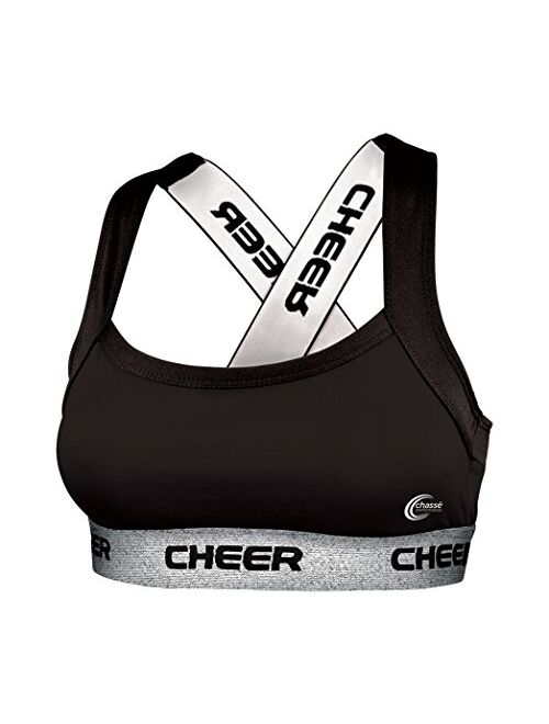 Chasse Chassé Performance C-Prime 2.0 Fitted Cheerleading Practice Sports Bra -