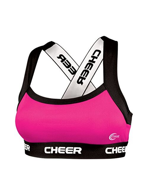 Chasse Chassé Performance C-Prime 2.0 Fitted Cheerleading Practice Sports Bra -