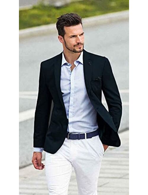 COOFANDY Mens Sport Coat Casual Blazer One Button Business Suit Jacket