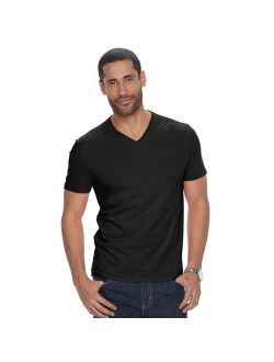 Solid V-neck Tee