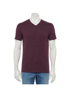 Solid V-neck Tee