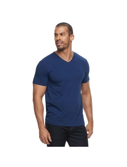 Solid V-neck Tee